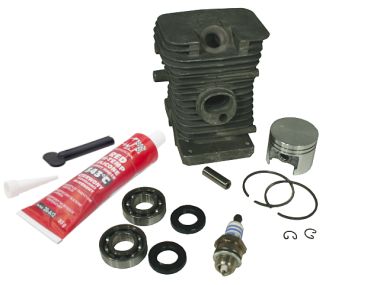 Kit cylindre pour Stihl 018 38mm et 8mm daxe de piston avec kit de joints, Bougie et roulements