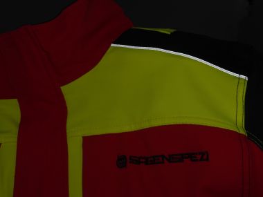 Veste forestire et fonctionnelle Workwear jaune/rouge de Sgenspezi