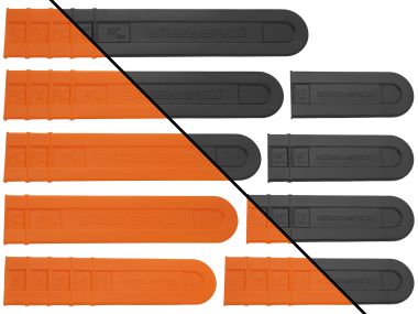 Sgenpezi orange or black sheath, protective case for guide bar and chain 30cm 12, 35cm 14, 40cm 16, 45cm 18, 50cm 20, 55cm 22, 60cm 24, 65cm 26, 70cm 28