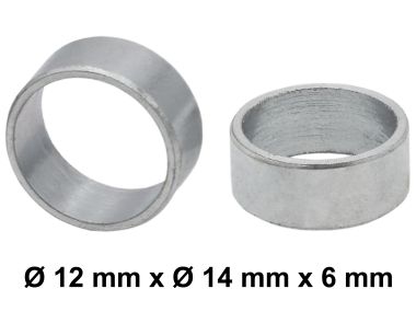 Adapter Ring Set auf 14 mm Aufnahme Universal Distanzhlse
