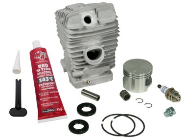 Cylinder kit fits Stihl 039 MS390 MS 390 49mm including gasket kit, spark plug and piston needle cage