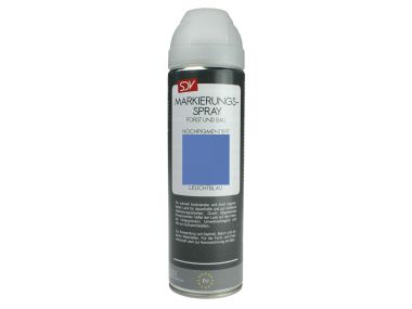 SDV marking spray 500 ml shining blue (high pigmented) including safety cap (new version)