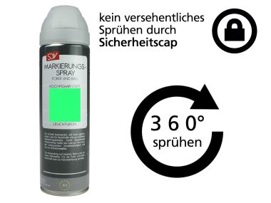 Arosol de marquage SDV 500 ml vert vif (hautement pigment) avec