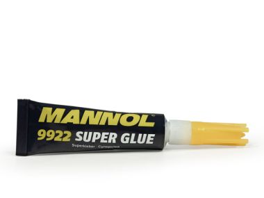 MANNOL 9822 Super Glue universal all- purpose adhesive 3 gram tube