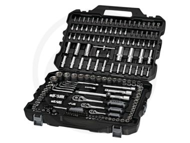 GRANIT BLACK EDITION tool case socket set hex 1/4, 3/8, 1/2, 181-pcs.