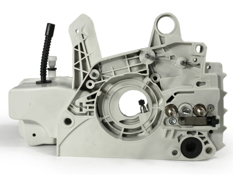 Motorgehäuse Gehäuse mit Ölpumpe Vibrationsdämpfer passend für Stihl 018  MS 180 