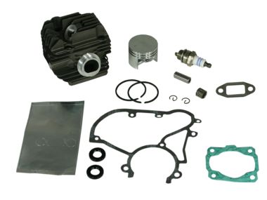 Cylinder kit fits Stihl 020 T MS200 T MS200 40 mm including gasket kit, spark plug and piston needle cage