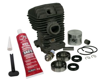 Cylinder kit fits Stihl 021 MS210 40mm including gasket kit, spark plug, crankshaft bearings and piston needle cage
