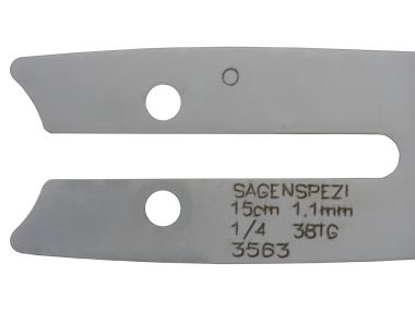 15cm Sgenspezi Fhrungsschiene Schwert 1/4NP 38TG 1,1mm passend fr Mini Einhand Kettensge Akku Elektro Gehlzschneider
