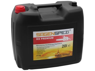 20 litres of Sgenspezi adhesive oil for chainsaw chains