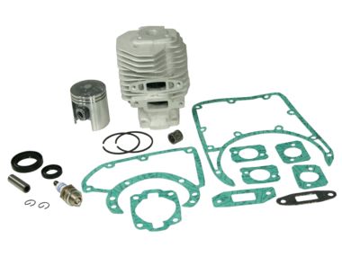 Cylinder kit fits Stihl 041 AV 041AV 44mm including gasket kit, spark plug and piston needle cage